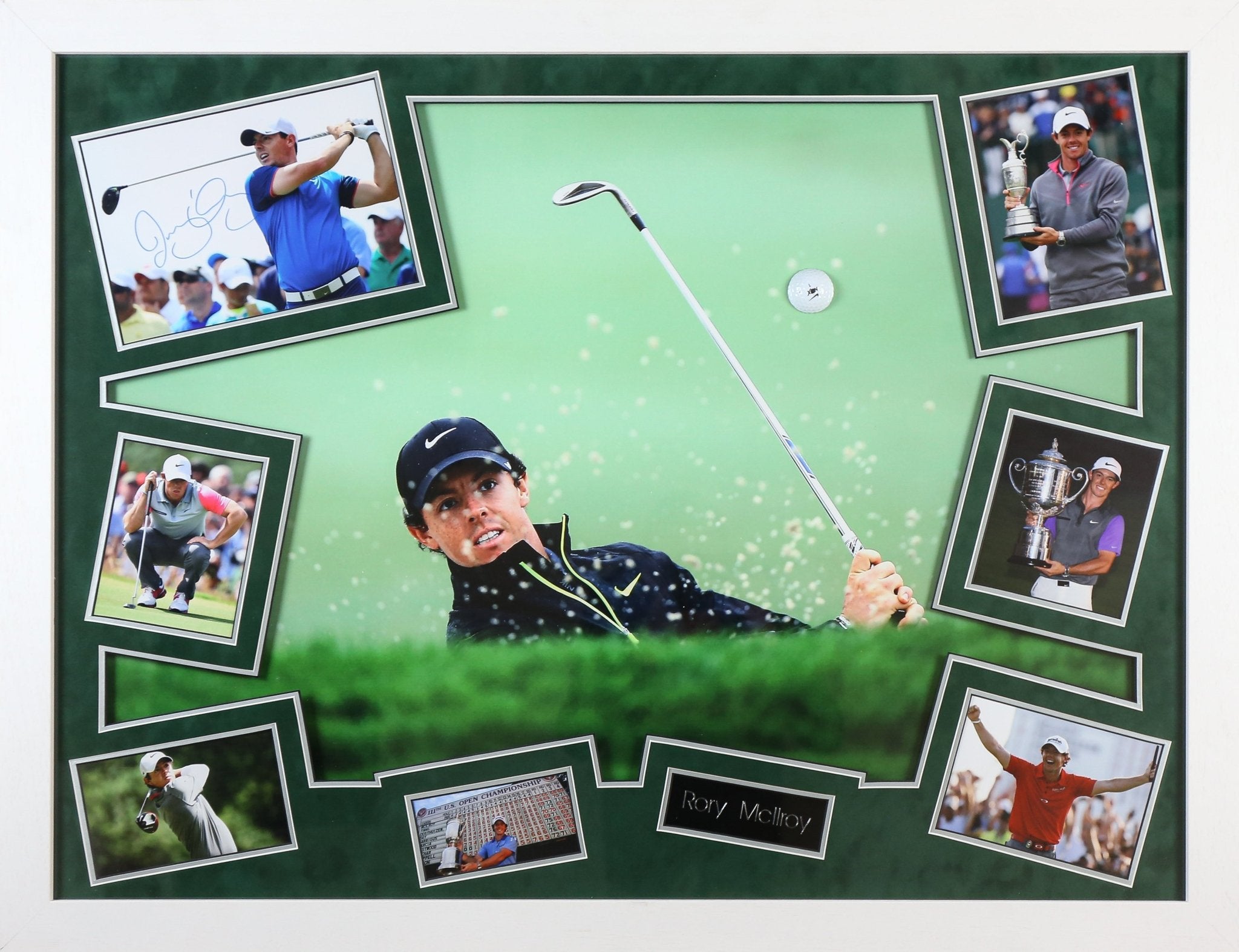 Rory McIlroy Signed 12x8 Photograph Framed Display - Memorabilia Framers Shop